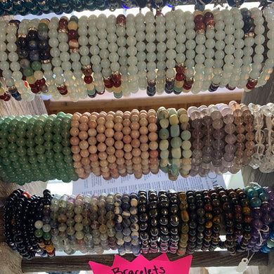 8mm bracelets assorted types