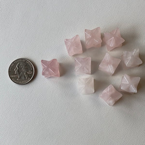 Rose Quartz Merkabah Pendants